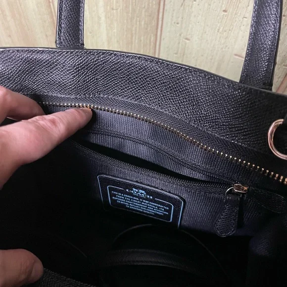 Blue leopard coach purse - Picture 3 of 3